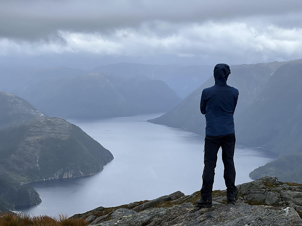 Harald med utsikt over Masfjorden