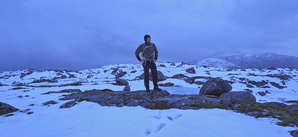 Meg på toppen av Grønefjellet