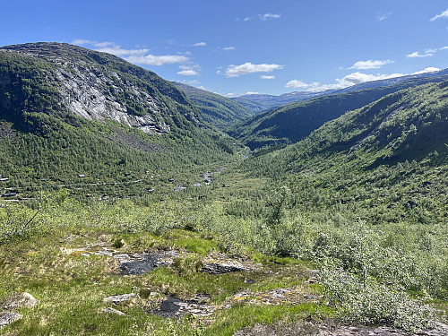 Tilbakeblikk over Norddalen med Storhaug til venstre