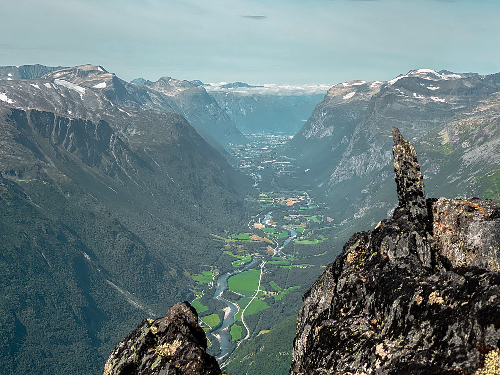 Frå Klingfjellet og vestover mot Sunndalsøra