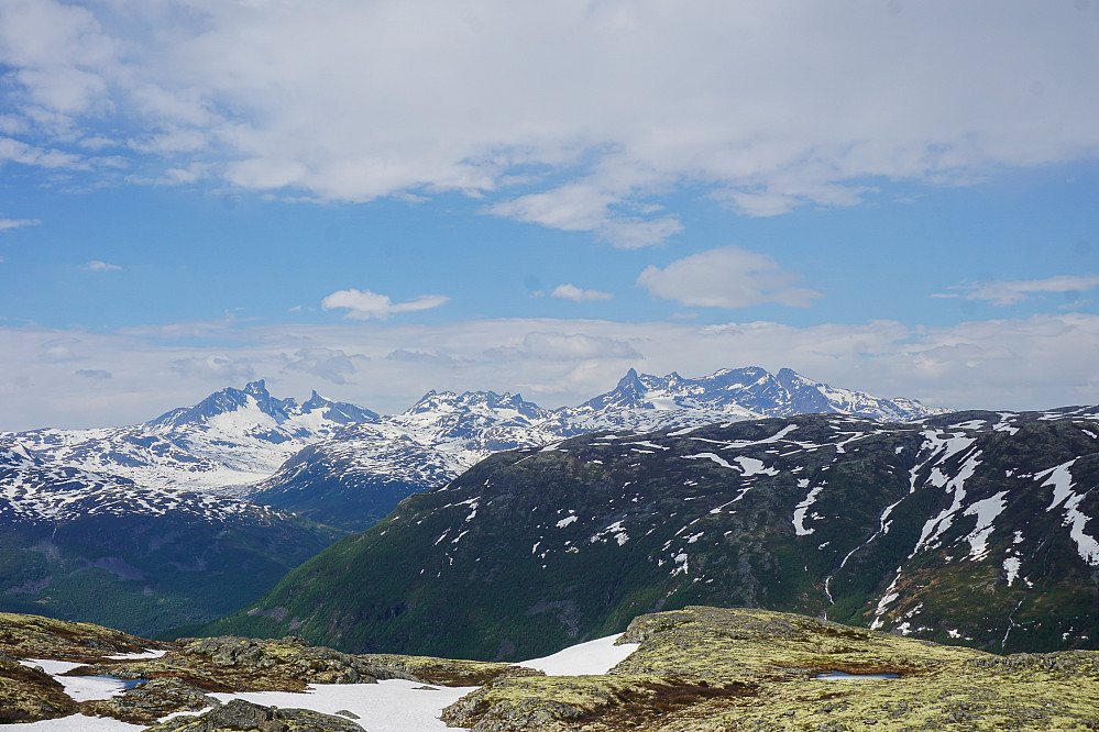 Hurrungane tok seg veldig godt ut fra Heirsnosi. 