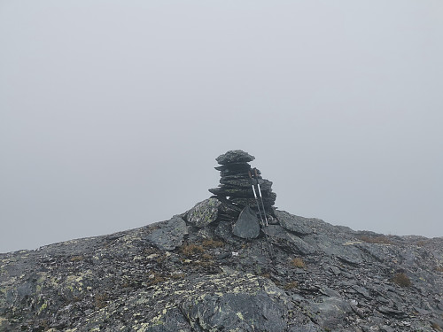 Toppen av Hårteigshæane, 1549 moh.