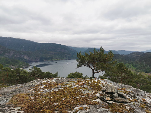 Utsiktspunktet på sørtoppen. 