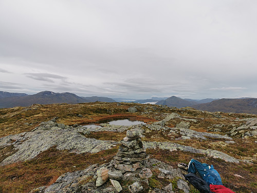 Toppen av Bjørsetfjellet, 1003 moh.