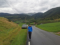 Parkering og start ved Osavegen.