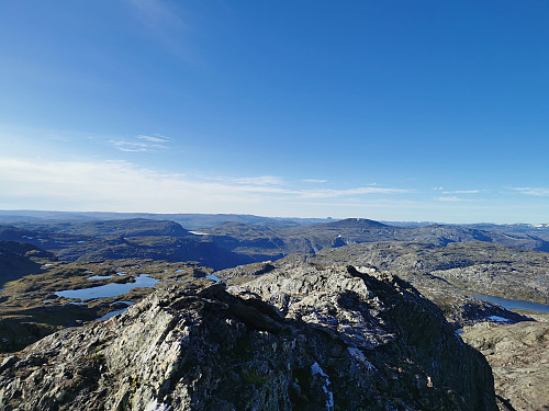 Toppen av Raudhaugane, 1453 moh.