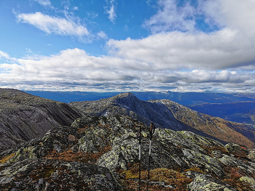 Ett av to topp punkt på Fribottseggi, 1498 moh.
