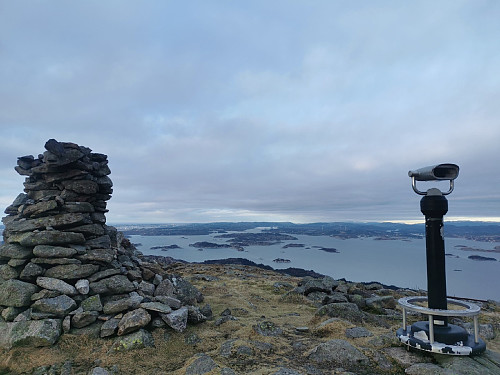Toppen Boknafjellet, 293 moh.