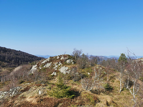 Toppen av Hansdalsfjellet