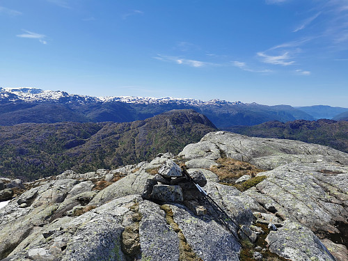Toppen av Grønefjellet, 918 moh.