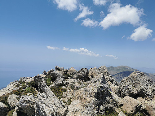 Toppen av Volakias, 2116 moh.