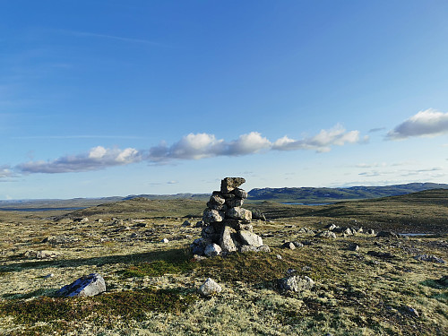 Toppen av Trondavadnutanene, 1384 moh.