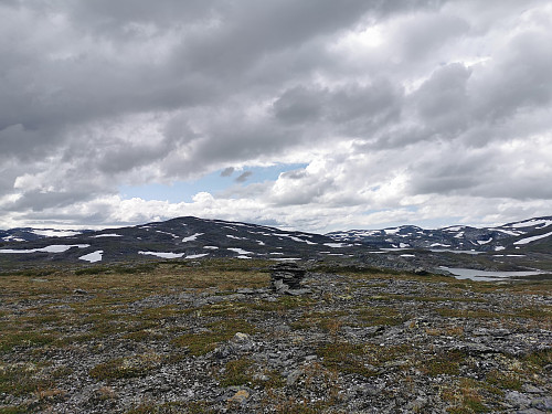 Toppen av Ravnaberget, 1356 moh.