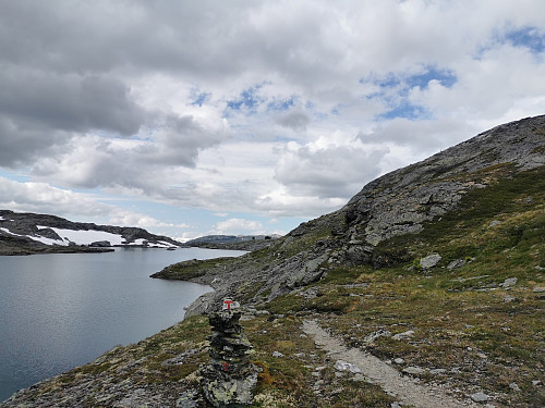 Siste stykket mot Tyssevassbu.