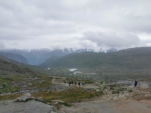 På vei ned mot Mågeli. Snart fremme!