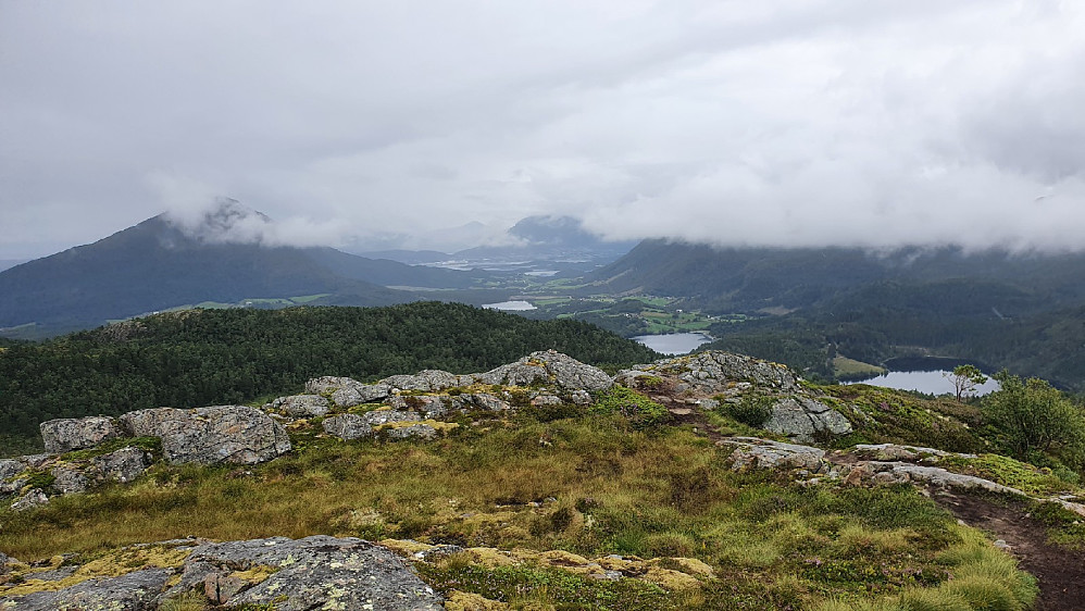 Utsikt nordøstover mot Åndal