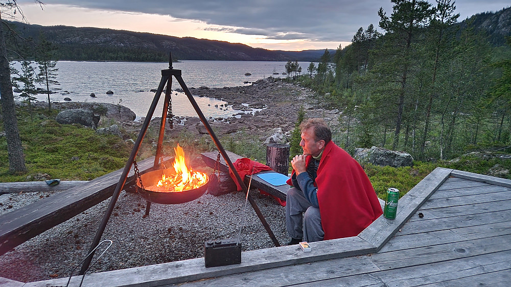Bålkos ved Fønhuskoia