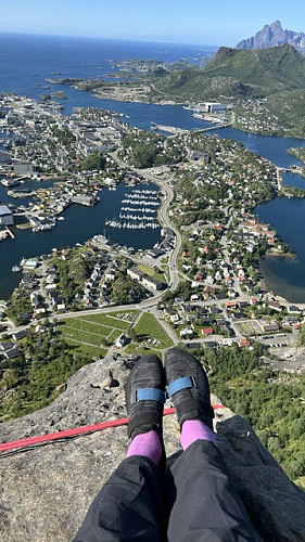 Fra standplass på toppen av hornet