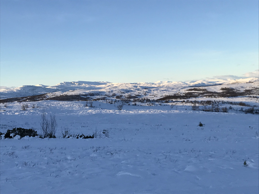 Utsikt fra Vetafjellet