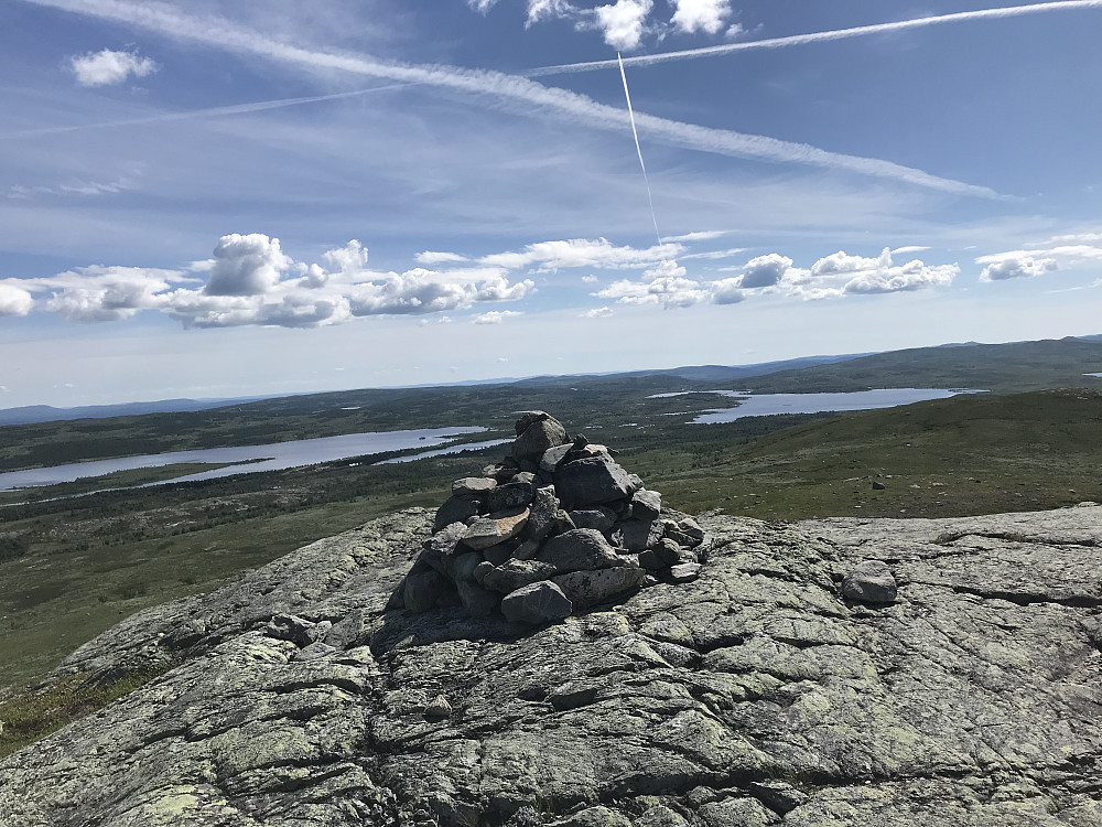 Fra Prestkampen fin utsikt til Revsjøene