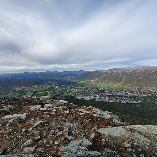 Oppdal og vestover.