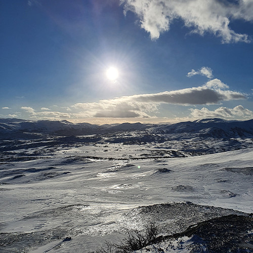 Grønlifjellet. Mot Skaret