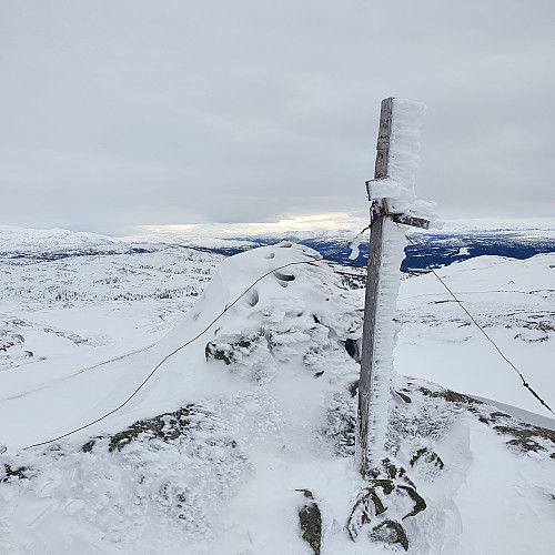 Fin tur i tung snø. Artig nedkjøring med det nye Rottefella Explore systemet. Kjennes lovende ut.
