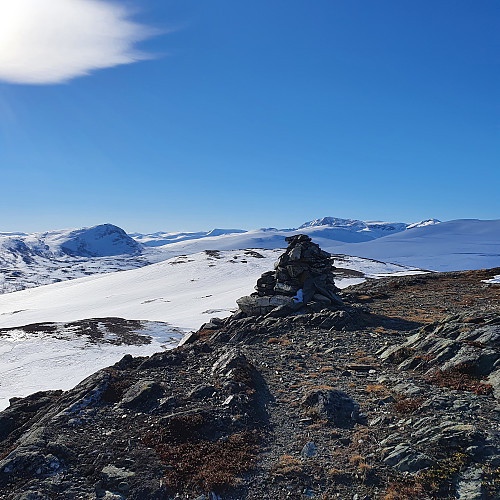 4. Topp Grønlifjellet. Utsikt mot Blåhø og Høghø