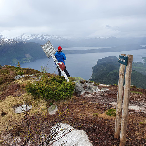 Mot Kvanne. Skiftende vær.