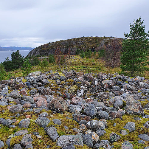 Gravrøys fra steinalderen.