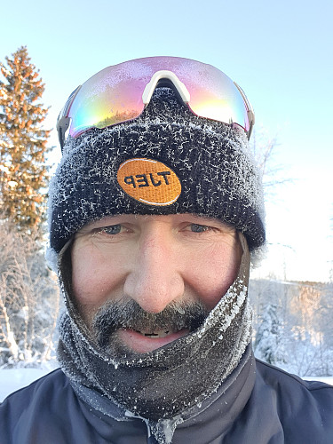 Friskt med -21 grader.