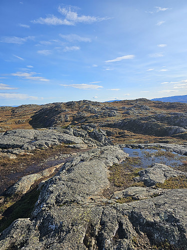 Østover mot hovedtoppen