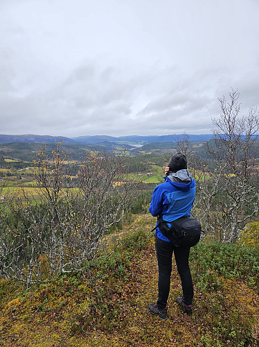 Høsttur til Hostokamben. Utsikt mot Gangåsvatnet.