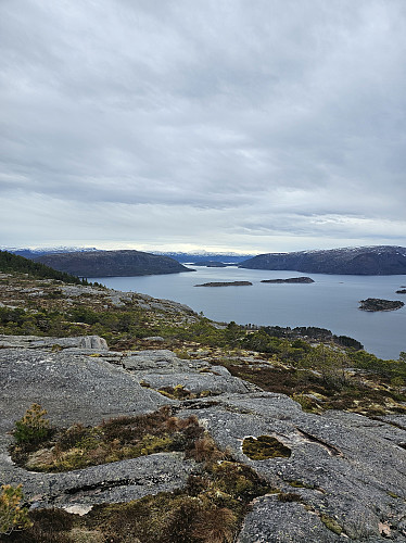 Fra trimtoppen på Husfjellet