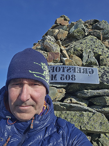 Avslapping på toppen.