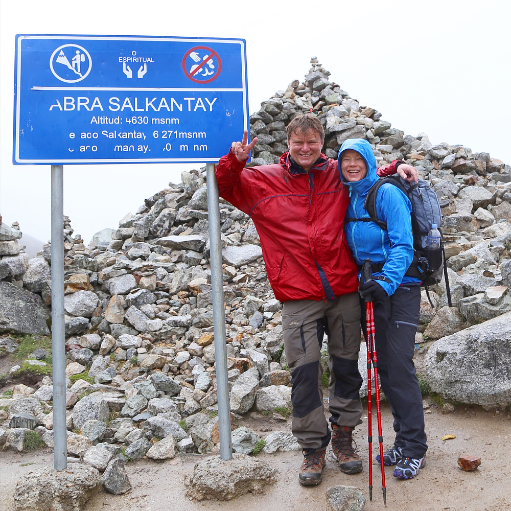 Abra Salkantay på 4630 moh