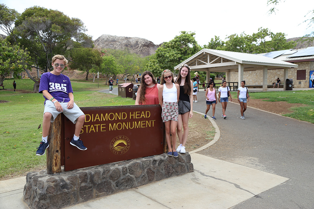 Klare til å "bestige" Diamond Head