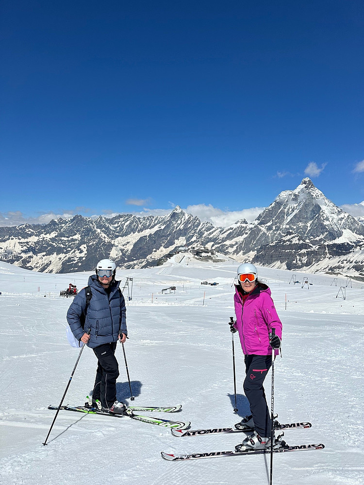 På ski i juli 2024