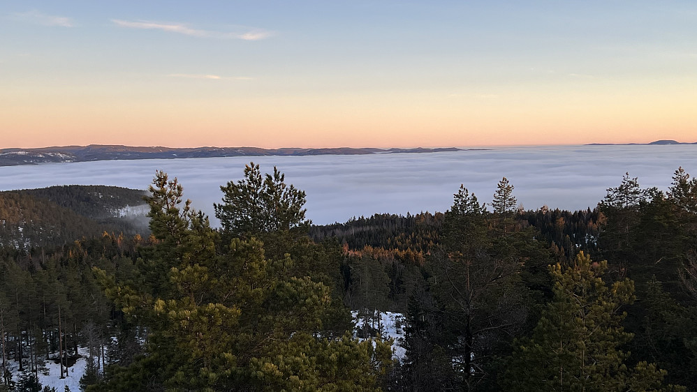 Mot sør sett fra Risdalstårnet