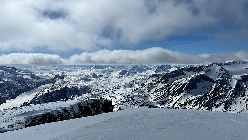 Hadde panoramautsikt - her mot vest