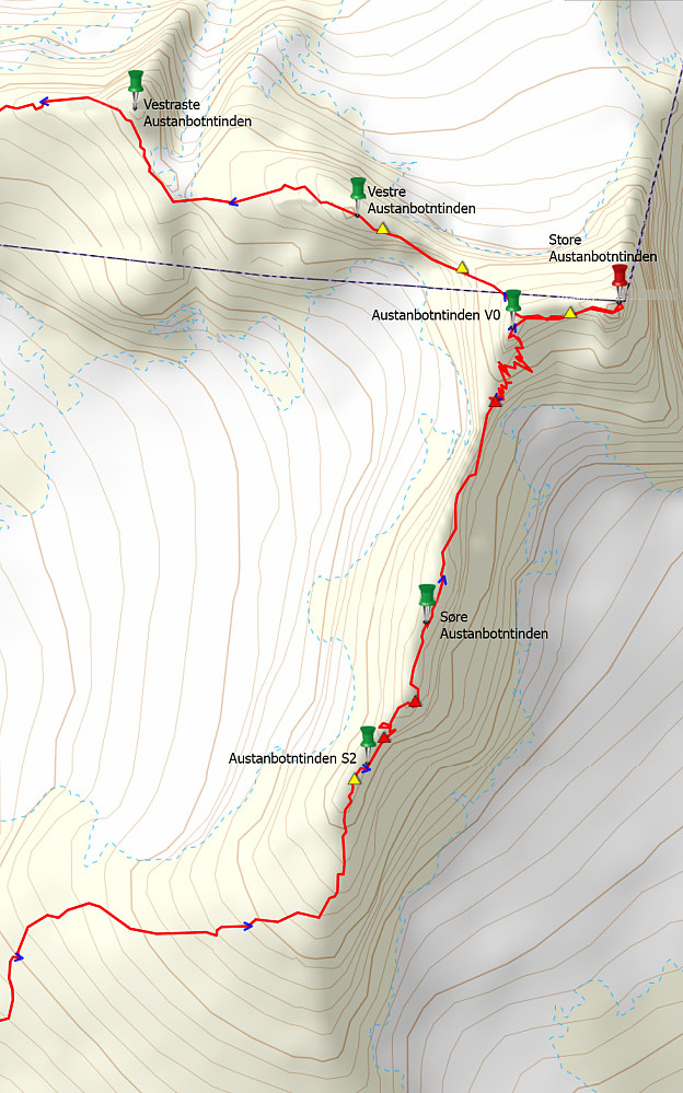 Utsnitt av rute