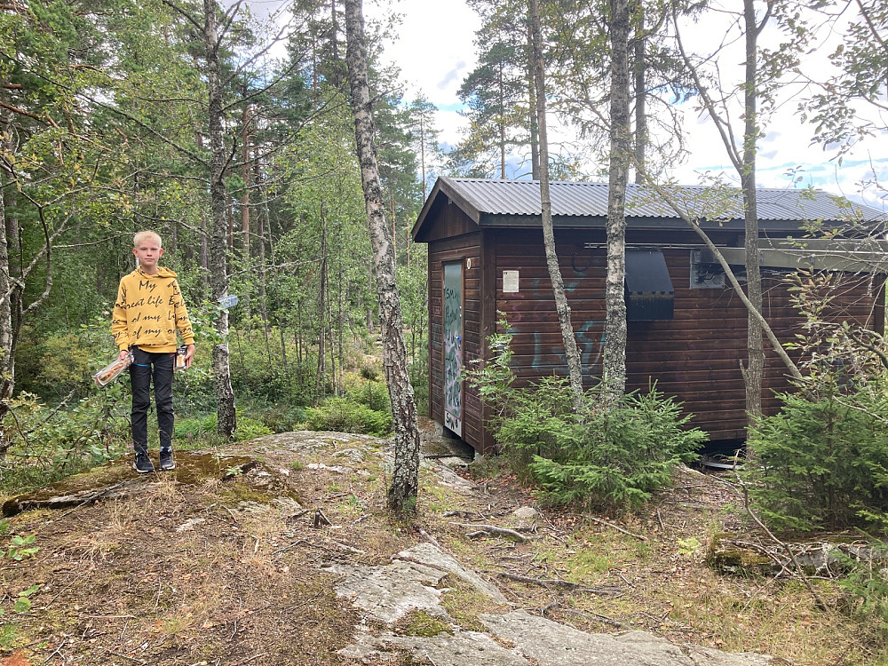 Vegard på toppen.