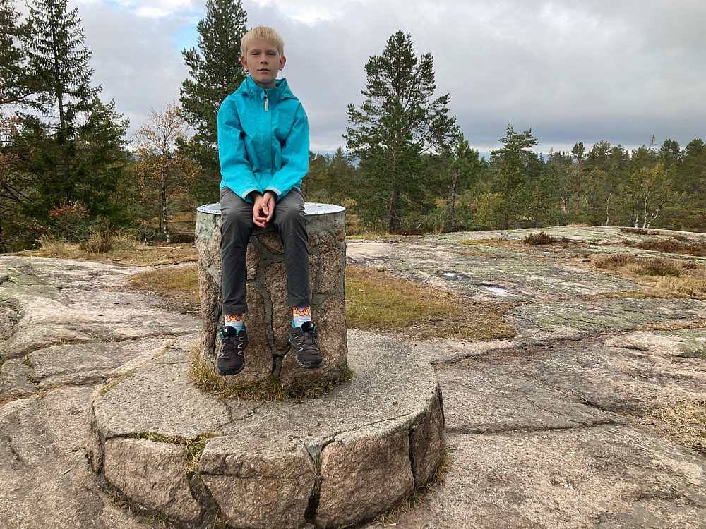 Vegard på Skimtvarden.