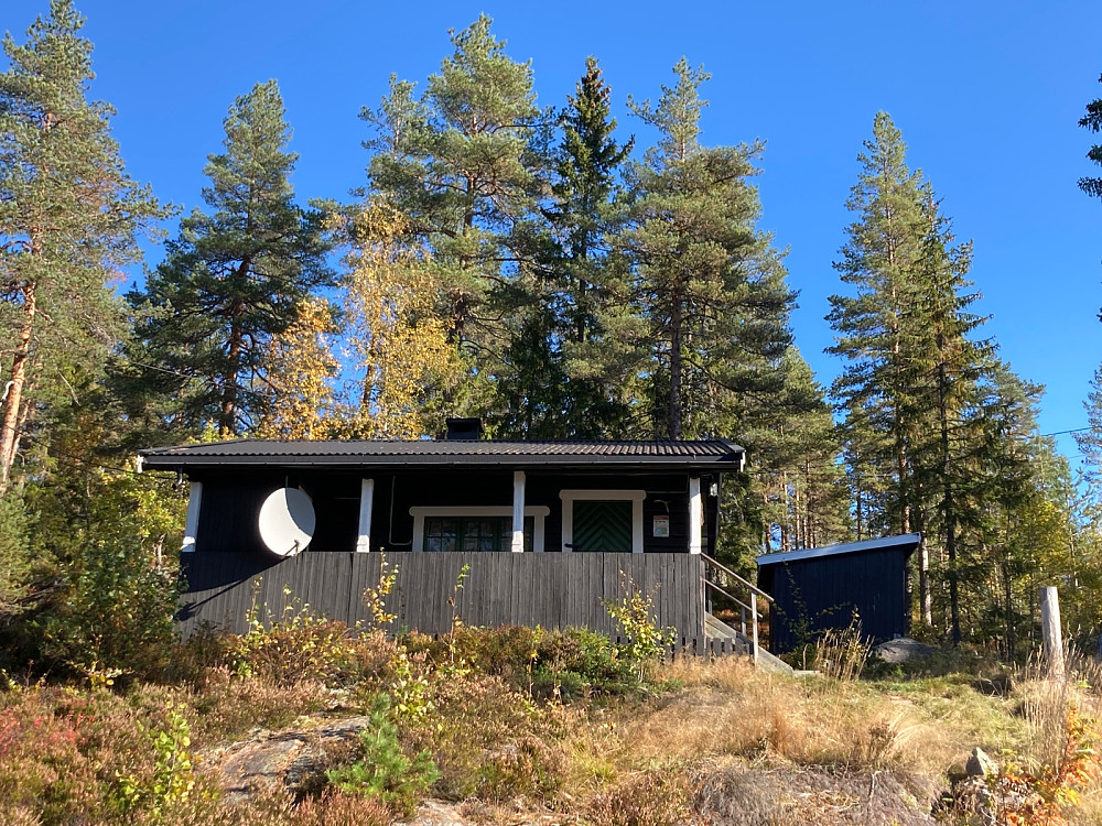 Hytte ved Dammyrdammen.