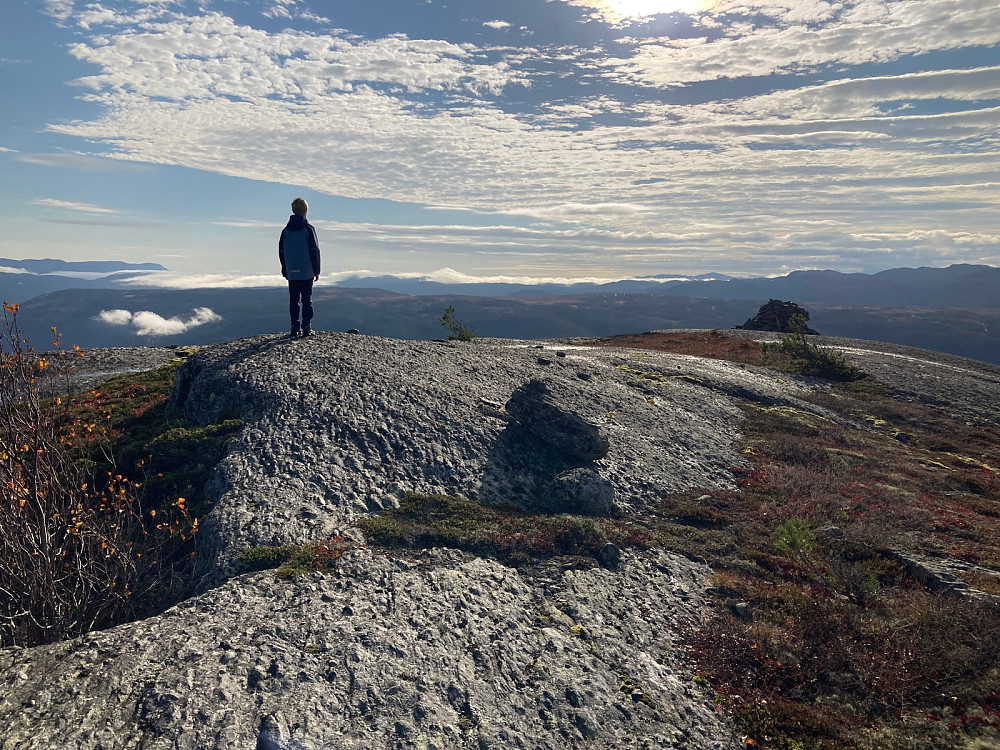 Fin utsikt fra Skagsåsen. Blefjell til venstre.