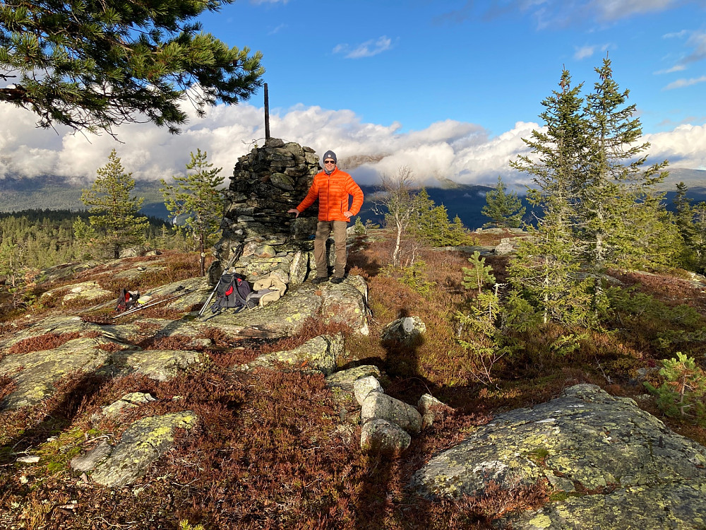 Toppvarden på Lauvskardfjellet.