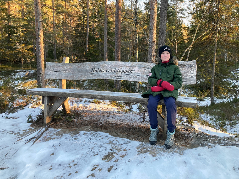 Vegard tok en kort pause for å tilfredsstille fotografen.