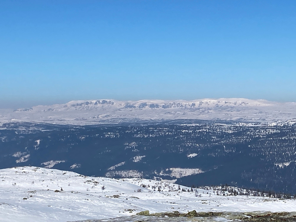 Utsikt fra Veslesanget til Reineskarvet.