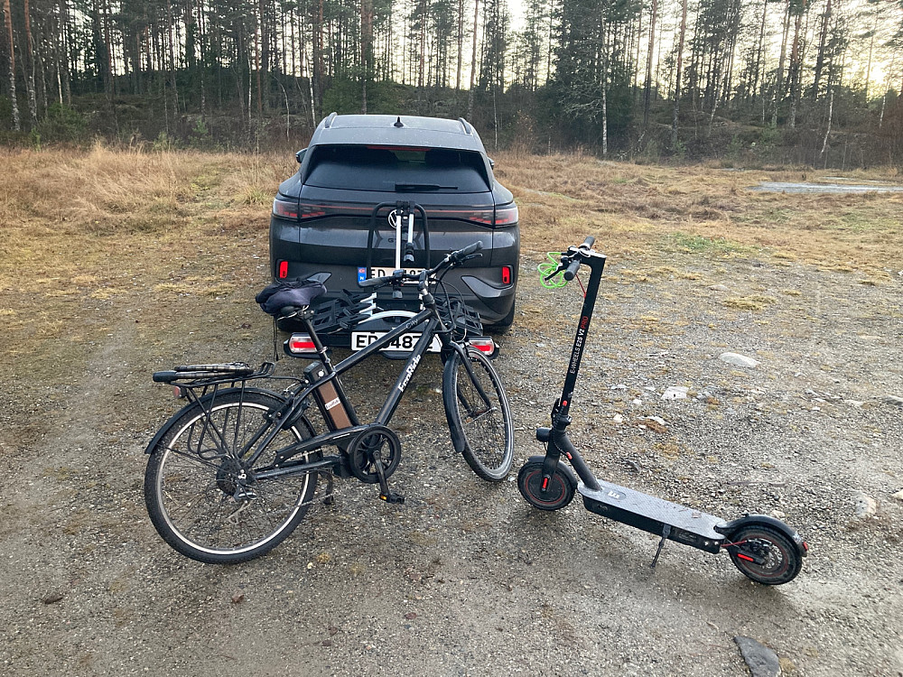 Tre elektriske doninger for bestigning av dagens topper.