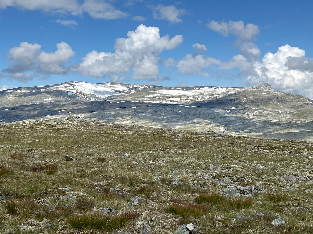 Utsikt mot Blåskavlen som er høyest i Aurland.
